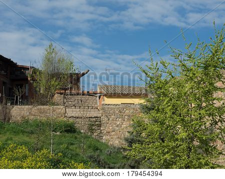 the old City of toledo in spain