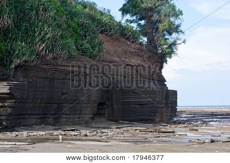 Formação rochosa vulcânica