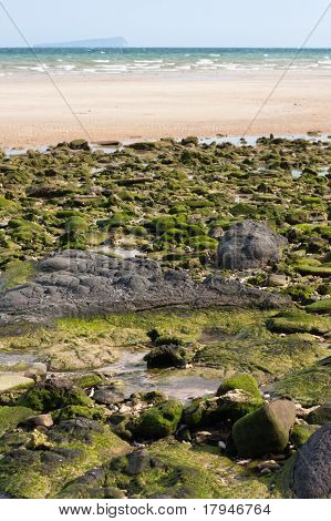 Praia de Ilha Weizhou e ilha de Xieyang