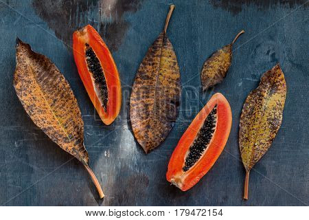 Fresh And Juicy Tropical Fruits: Papaya