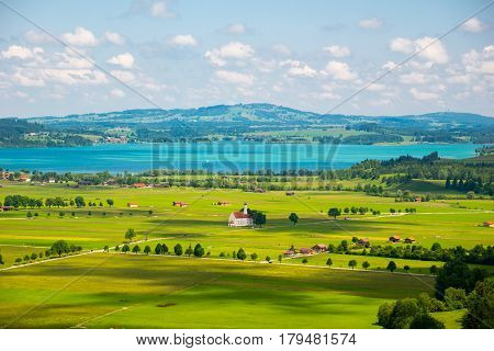 Landscape Of Bavaria, Germany