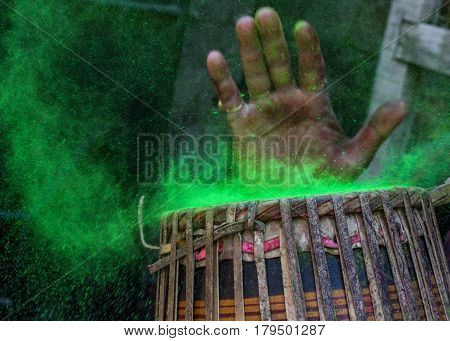 Holi is a Hindu spring festival celebrated in India and Nepal, also known as the 