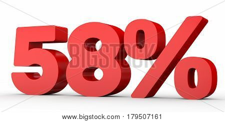 Fifty Eight Percent Off. Discount 58 %.