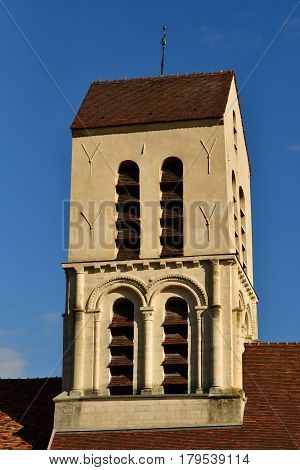 Verneuil sur Seine; France - october 16 2016 : the saint Martin church