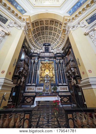 Monte Cappuccini Church In Turin