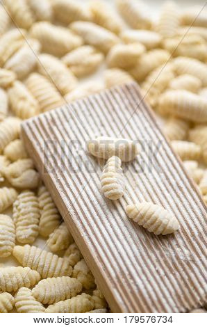 Homemade Italian Traditional Gnocchi made with natural ingredients