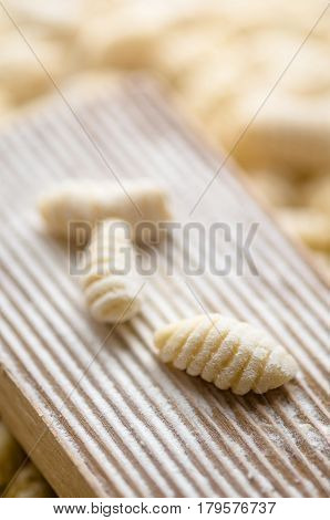 Homemade Italian Traditional Gnocchi made with natural ingredients