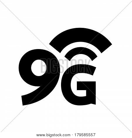 an images of Or pictogram 9G Wireless Wifi icon