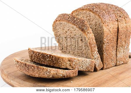 Healthy Chrono Bread Isolated Over White Background