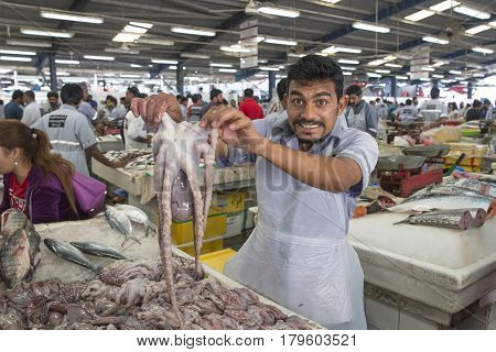 Old Dubai Fishmarket In Deira