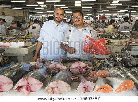 Old Dubai Fishmarket In Deira