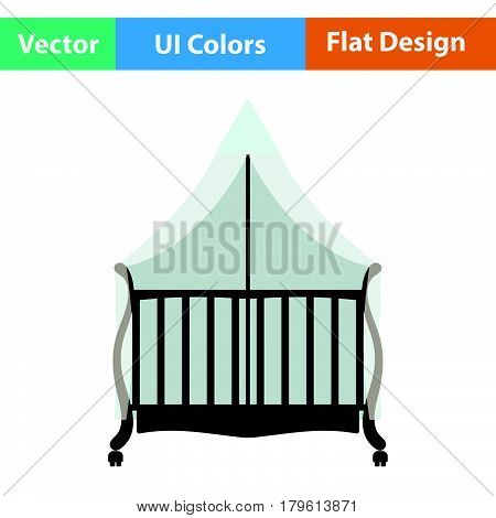 Crib With Canopy Icon