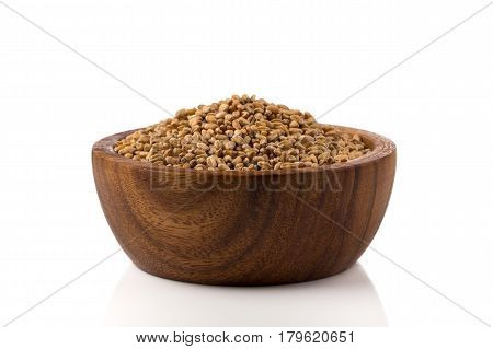 Wheat Grain In Bowl