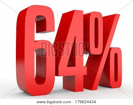 Sixty Four Percent Off. Discount 64 %.