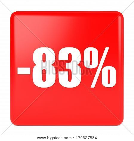 Eighty Three Percent Off. Discount 83 %.