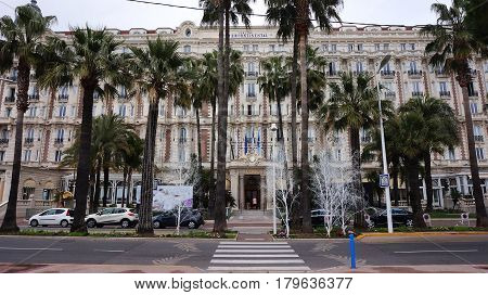 Inter Continental Carlton In Cannes, French Riviera.