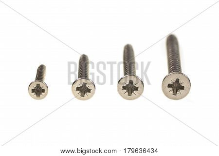 Row Of Phillips Head Screws