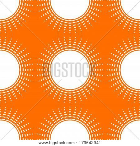 Simple Illustration With Geometric Sun For Summer, Holiday, Weather, Meteorology Concepts