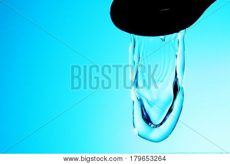 Art of water / Water is a polar inorganic compound that is at room temperature a tasteless and odorless liquid, nearly colorless with a hint of blue.