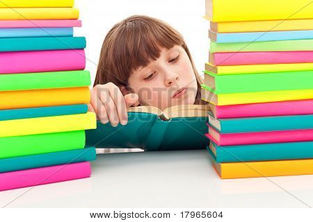 Studentessa lettura