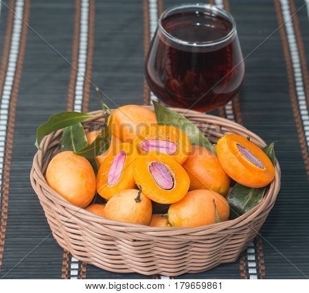 sweet Marian plum or Plum Mango thai fruit