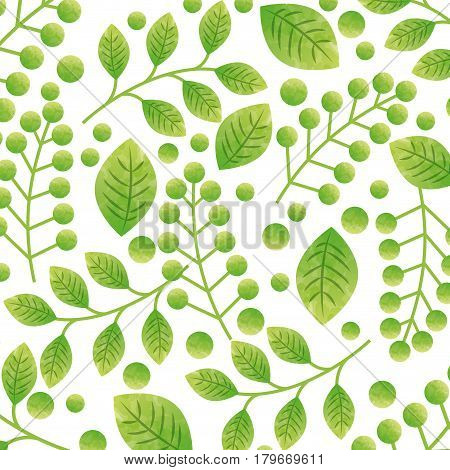 green leaves background. colorful design. vecotr illustration