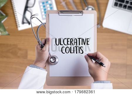 Ulcerative Colitis Healthcare Modern Medical Doctor Concept
