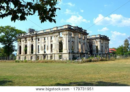 Little Trianon - ruins of the Gheorghe Grigore Cantacuzino s palace, a replica of the original palace in France.