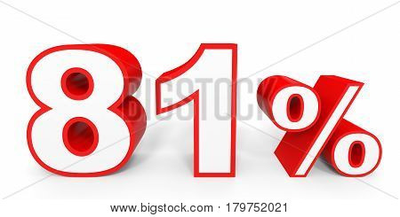 Eighty One Percent Off. Discount 81 %.