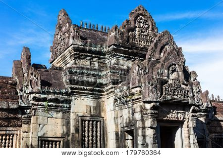 Ruins of the temple Banteay Srey, Angkor area, Siem Reap, Cambodia