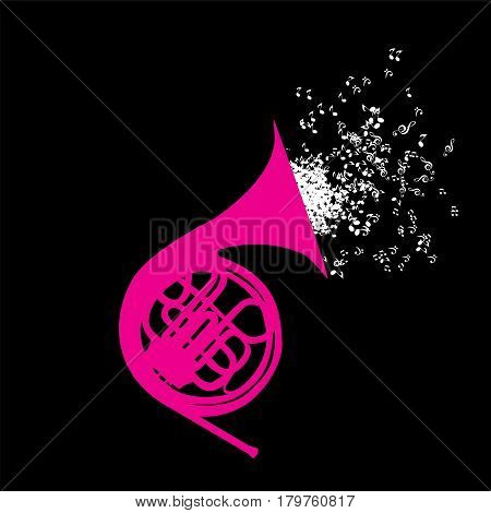 Abstract Music Background Vector Illustration for Your Design EPS10