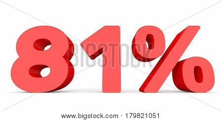 Eighty One Percent Off. Discount 81 %.