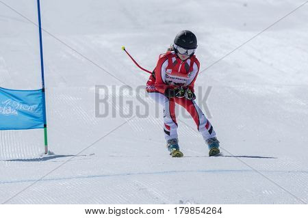 Diana Baptista During The Ski National Championships
