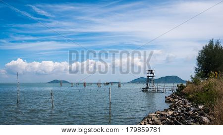 Classic fishing gear at Gulf of Thailand