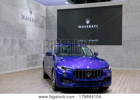 Bangkok International Motor Show 2017 Bangkok,thailand 29 March 2017 - 9 April 2017