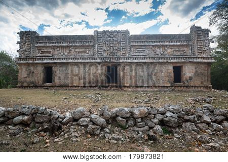 Mayan archaeological site, zona arqueologica Sayil, Yucatan, Mexico