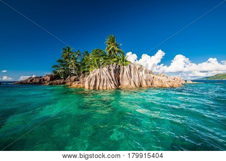 Beautiful St. Pierre Island at Seychelles
