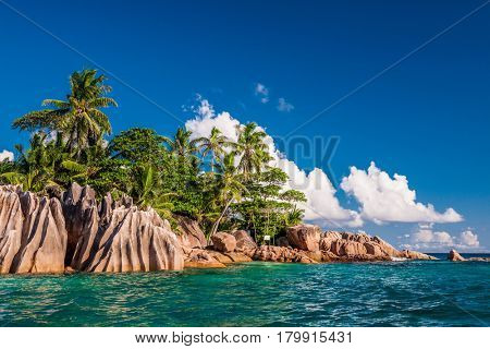 Beautiful St. Pierre Island at Seychelles