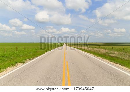 Driving Through The Flint Hills