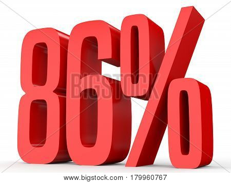 Eighty Six Percent Off. Discount 86 %.