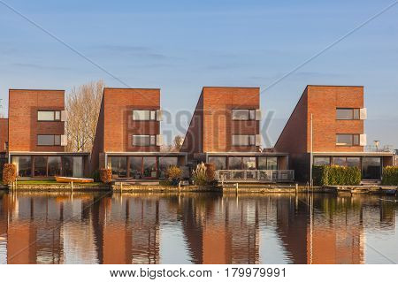 Contemporary Residential Houses In A Row