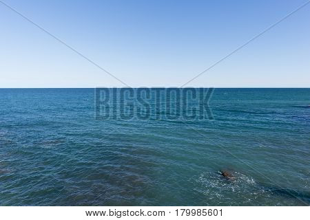 The Coast Of Vinaroz In Castellon, Spain