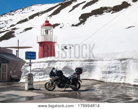 Lighthouse Oberalppass.