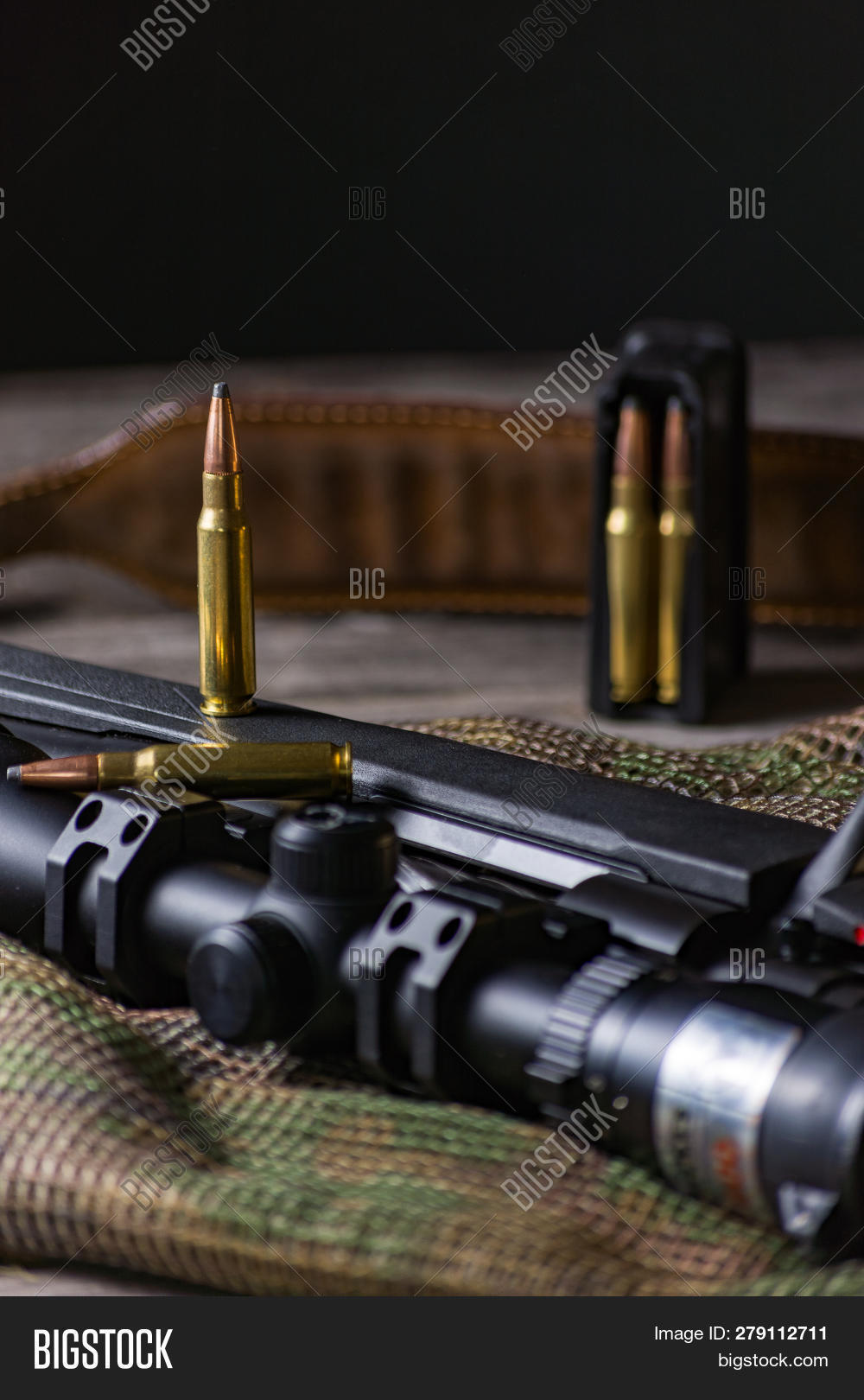 Ammo Black Bolt Action Image & Photo (Free Trial) Bigstock