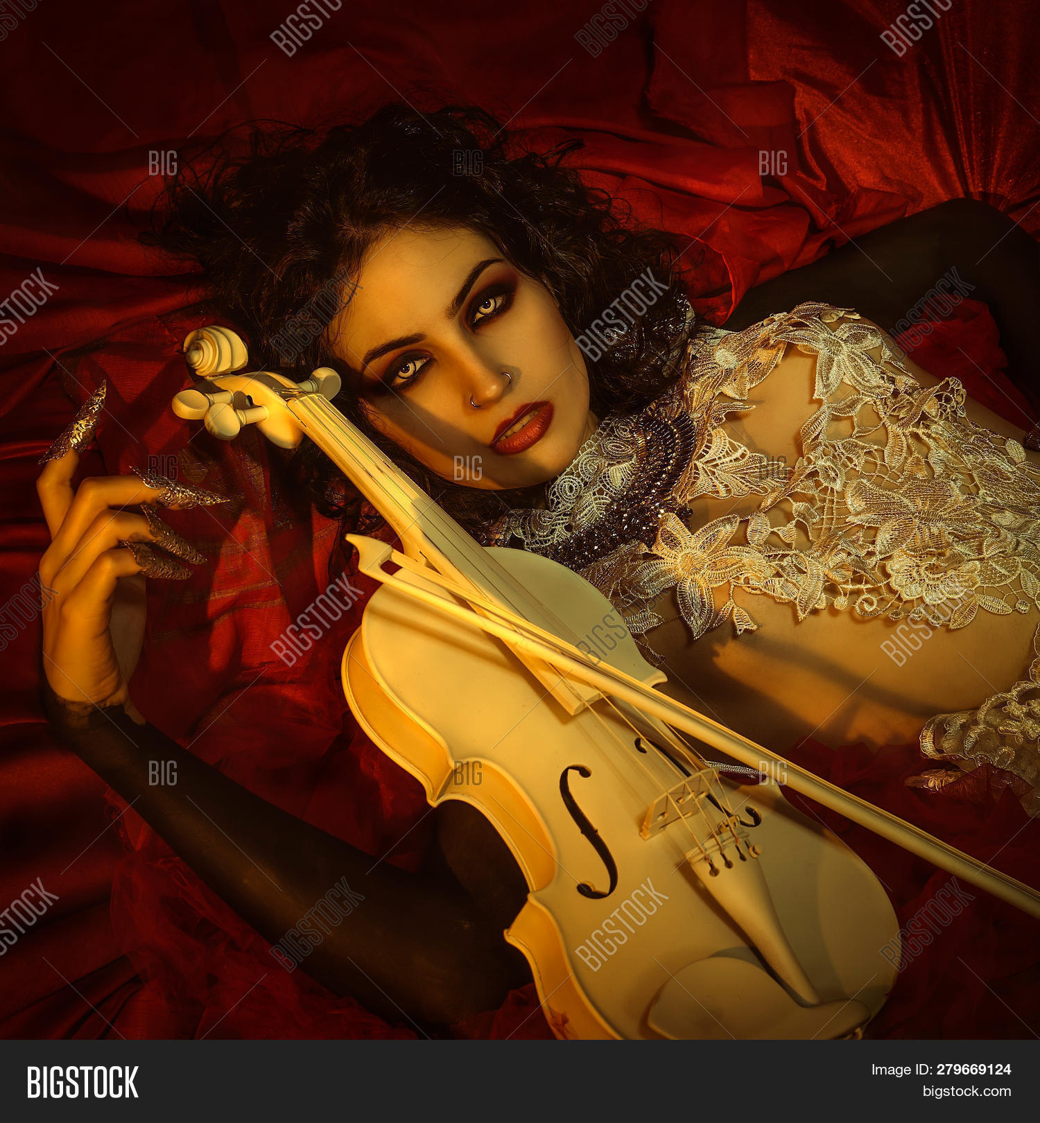 White Violin Vampire, Image & Photo (Free Trial) Bigstock