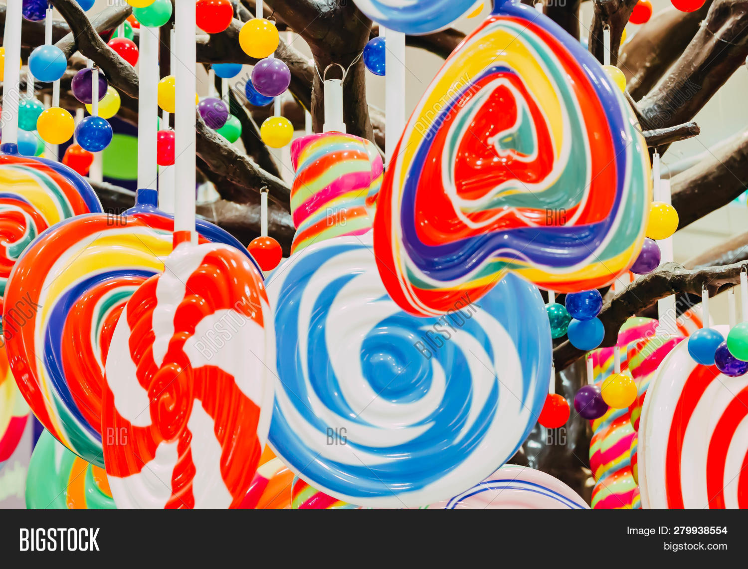 Round Lollipops Candy Image & Photo (Free Trial) | Bigstock