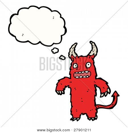 pelziges Monster cartoon