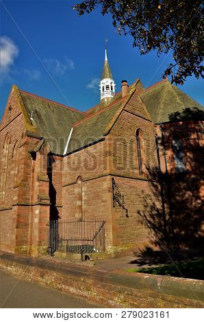 An Exterior View Of A Church Building In The Town Of Broughty Ferry In Scotland