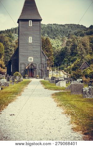 Hamre Church, Island Osteroy Norway Hordaland County