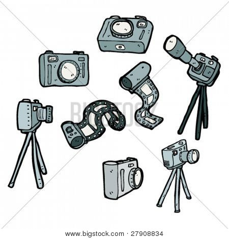 collezione di fotografia cartone animato
